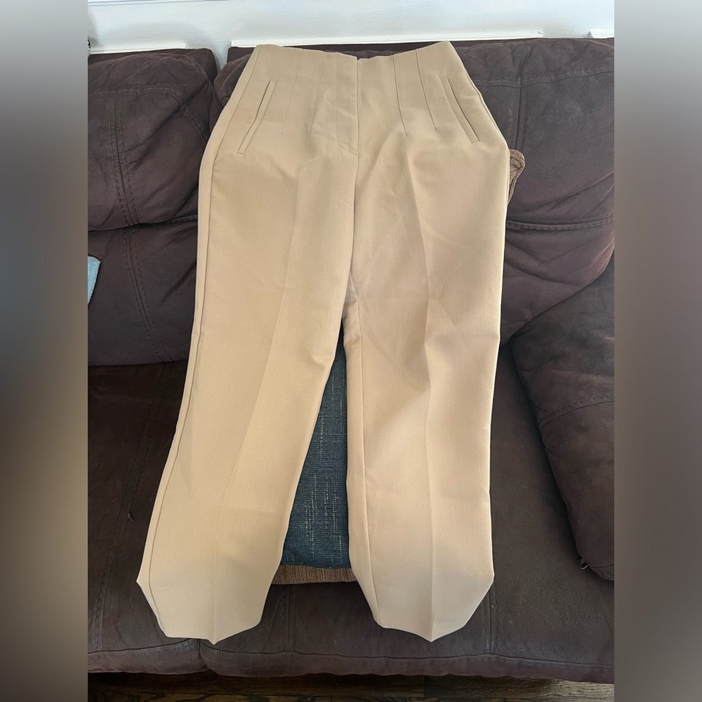 Zara Size S | Beige Dress Pants no pockets
